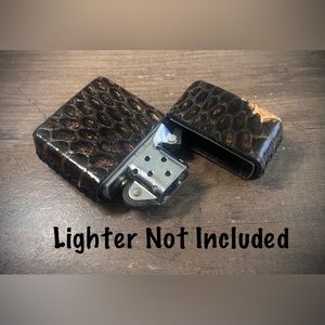 Snake Skin Case for Zippo Lighter Standard Size (Made in USA 🇺🇸)